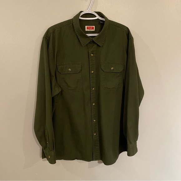 Wrangler Shirt long sleeve epic soft twill woven button up with pencil slot XL - Picture 5 of 11